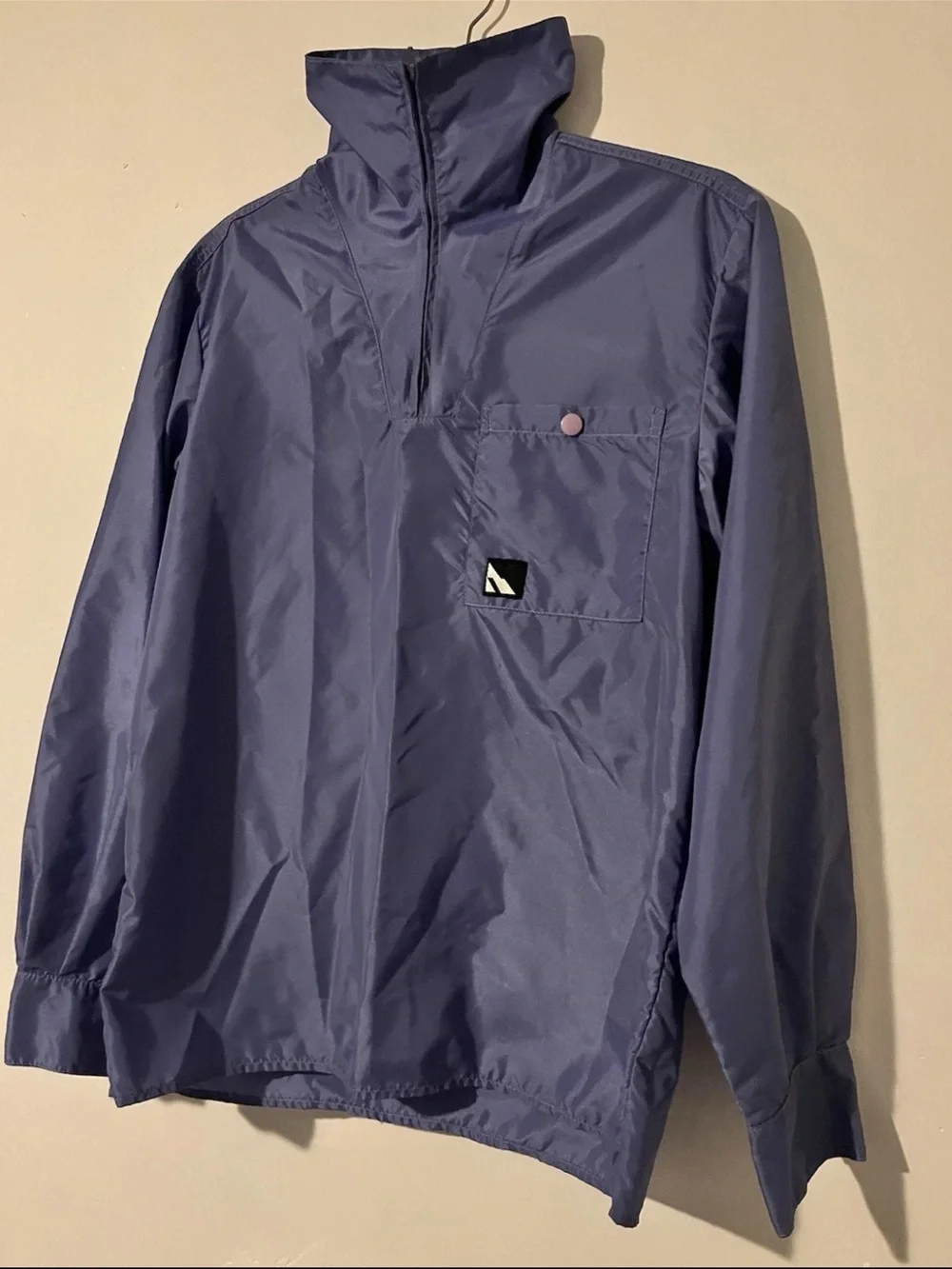 Men's Lightweight Vintage Serac Purple Pullover Jacket